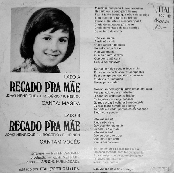 Magda - Recado P'ra Mãe (1978)