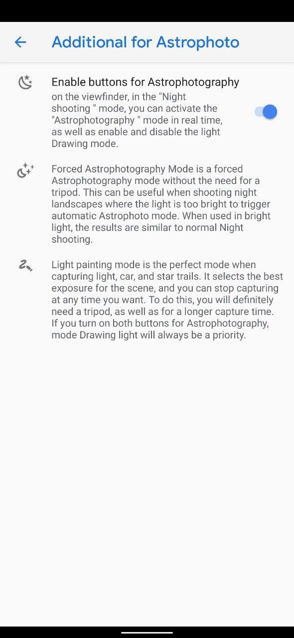 Screenshot Google Camera